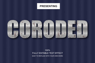 Poster - Special font editable adobe illustrator text effect. 100% editable text with an effect good for title and Text typography work