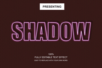 Poster - Special font editable adobe illustrator text effect. 100% editable text with an effect good for title and Text typography work