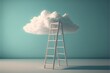 © SCHRÖDER - Digital illustration about cloud and ladder.