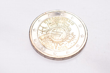 A coin collection of 2 euro commemorative coins