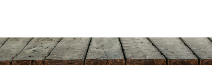 Canvas Print - Empty blank wooden table top