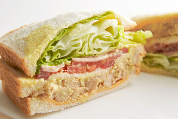 Poster - sandwich with ham and cheese