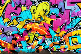 Fototapeta Fototapety dla młodzieży do pokoju - Graffiti Background, Graffiti art, Abstract Graffiti background 