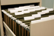 © Designpics - Close-up of Files in Filing Cabinet