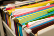 © Designpics - Close-up of Files in Filing Cabinet