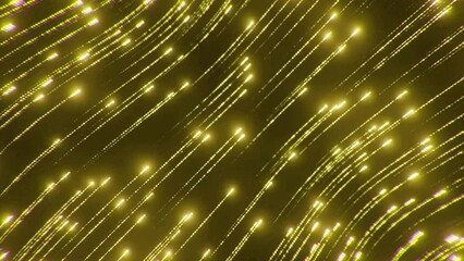 Poster - Bright stream of luminous lines. Design. Abstract information flow from luminous stream of lines. Cosmic or cyber stream of bright glowing lines