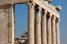 Columns, Erechtheum, Acropolis, Athens, Greece