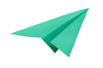 Poster - Colorful colored plane origami from the paper