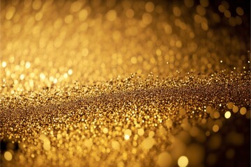 Poster - gold glitter sparkle glam background