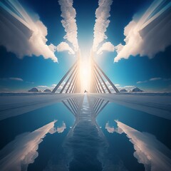 Wall Mural - stairway to heaven