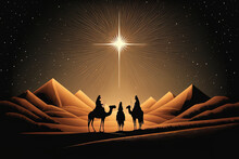 Christian Holiday Known As Epiphany. Image. Generative AI