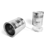 Fototapeta Kawa jest smaczna - Tin Can Telephone