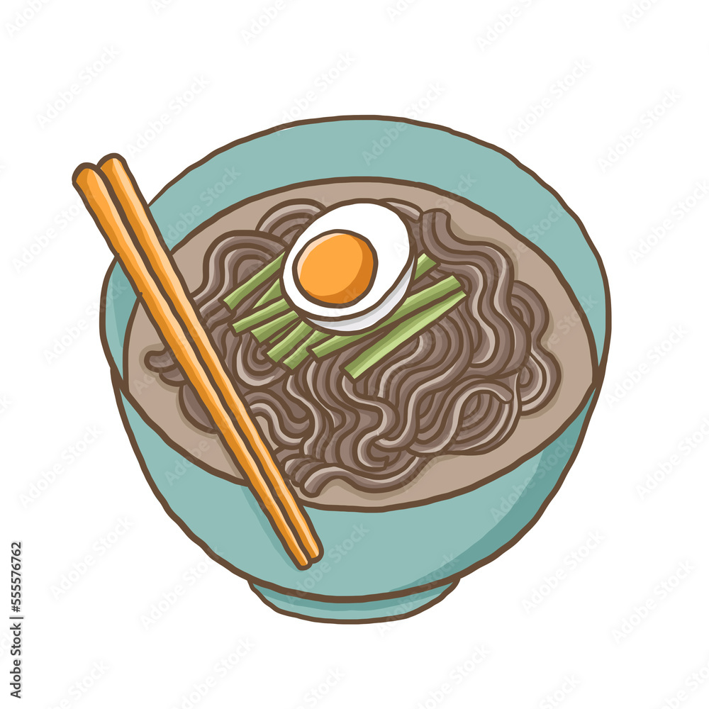 Food cartoon doodle kawaii anime coloring page cute illustration