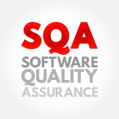 Aufkleber - sqa software quality assurance - practice of monitoring the software engineering processes and metho
