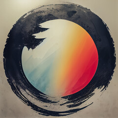 Poster - the earth in the sun