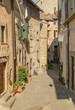 Tipical old street in Italy, Anghiari, Tuscany