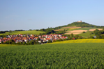 Wall Mural - Felder am Otzberg