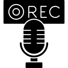 Sticker - Recording Icon