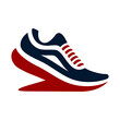 Modern designer men's sneaker logo