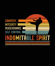 COURTESY INTEGRITY PERSEVERANCE SELF CONTROL INDOMITABLE SPIRIT