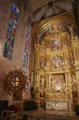 Palma de Mallorca, Spain - 10 Nov 2022: Gold Altar decor in the Palma Seo Cathedral Basilica