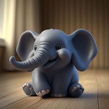 3d Elephant Toy