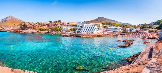 Poster - Beach of Cala Sant Vicenc Mallorca