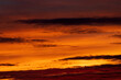 clouds in the sky over sunset