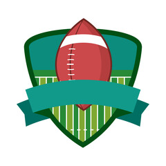 Poster - american football badge