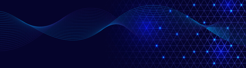 blue digital work illustration design futuristic analysis equipment structure science connection data concept network virtual