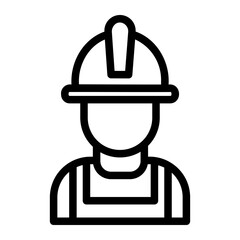 Sticker - worker icon