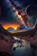 Wall Mural - space