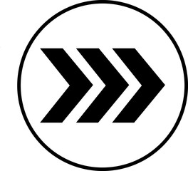 Poster - Arrow Icon in trendy flat style isolated on background. Arrow symbol for your web site design, logo, app, UI..eps