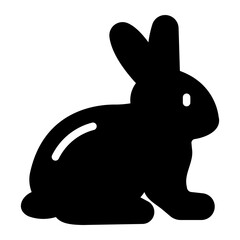 rabbit glyph icon