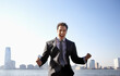 © Designpics - Businessman Cheering