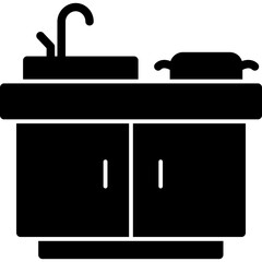 Sticker - Kitchen Sink Icon