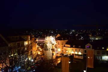 Canvas Print - Weihnachtsbeleuchtung am Marktplatz Mayen 12/22