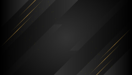 gradient black background with golden diagonal lines