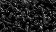 3d abstract fluid black chrome oil floating bubbles texture high quality as wallpaper