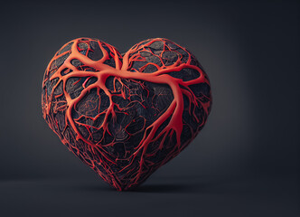 Aufkleber - heart in the shape of a heart