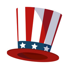 Poster - hat with US flag