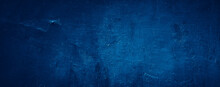 Texture Blue Black Cement Concrete Wall Abstract Background