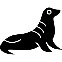 Wall Mural - Seal Icon