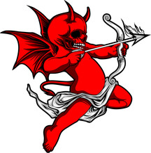 Devil Cupid Illustration