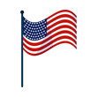 © Stockgiu - American flag in pole