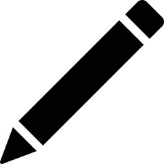 Poster - pencil isolated on white . pencil icon, edit icon vector for web, computer and mobile app