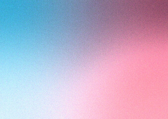 Abstract gradient blurred colorful background with grain noise effect texture. Pastel minimalists grainy design.