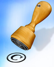 Copyright Symbol Stamp