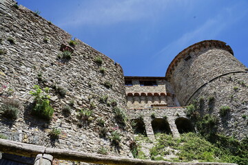 Wall Mural - Malaspina Castle in Fosdinovo, Tuscany, Italy