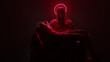 Mourning for Christ, Michelangelo's Vatican Pieta sculpture with a neon halo, postmodernism, modern style of classical art. 3d visualization